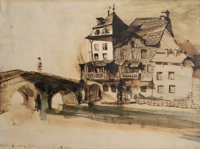 La maison où je vis près du pont à Vianden, 28 juillet 1871 - Victor Hugo